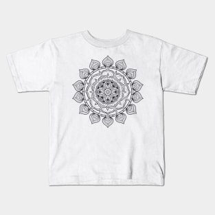 Mandala Flower Pattern Kids T-Shirt